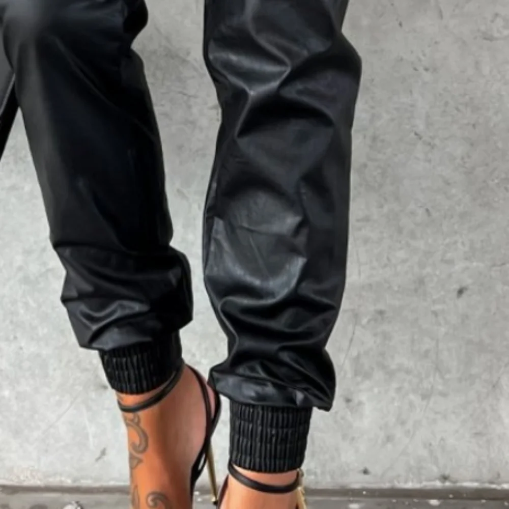Black High Waist Pants - Picture 3 of 7